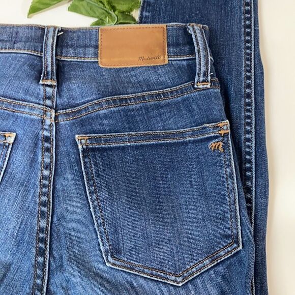 Madewell 10" High -Rise Skinny Stretch Ankle Jeans 23 - Picture 5 of 12